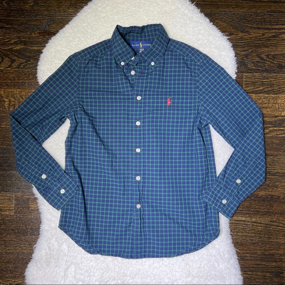 Ralph Lauren Shirts & Tops Ralph Lauren Boys 0 Cotton Blue And